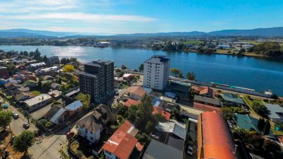 Vista panoramica - García Reyes Edificio de departamentos en Valdivia con venta en verde